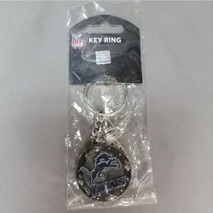 Detroit Lions NFL Keychain - brand new Aminco Official Merchandise sealed pack